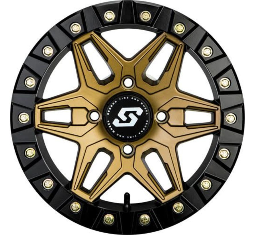 Sedona - Split 6 Beadlock - Bronze 14 x 7  4/156 4+3