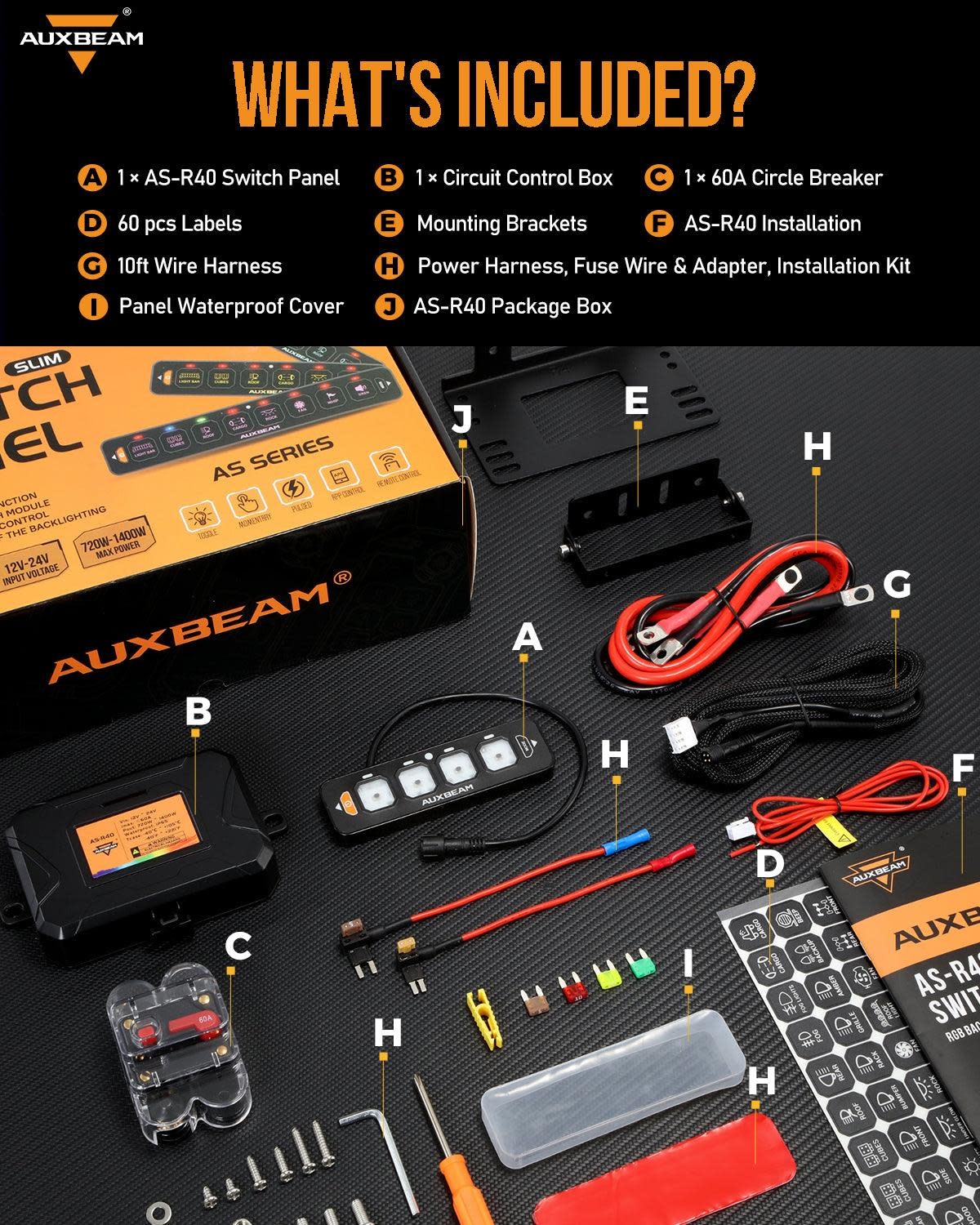 AUXBEAM AUXBEAM - SWITCH PANEL SLIM