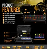 AUXBEAM AUXBEAM - SWITCH PANEL RGB SLIM (6-GANG)