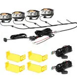 AUXBEAM AUXBEAM - V-MAX Series | 4" Spot Beam Side Shooter LED Rectangular Pod Lights (PAIR)