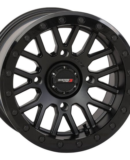 SYSTEM 3 SB-9 15X9 5+4 (+10MM) 4/156 MATTE BLACK