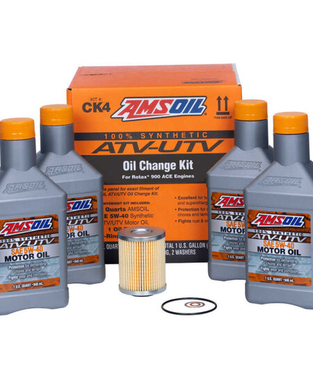 Amsoil - Synthetic CanAm Maverick Motor Oil Kit (CK4)