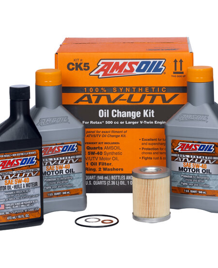Amsoil - Synthetic CanAm Maverick Motor Oil Kit  (CK5)