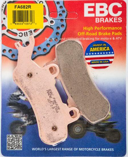 EBC - BRAKE PADS (FA682R) CANAM