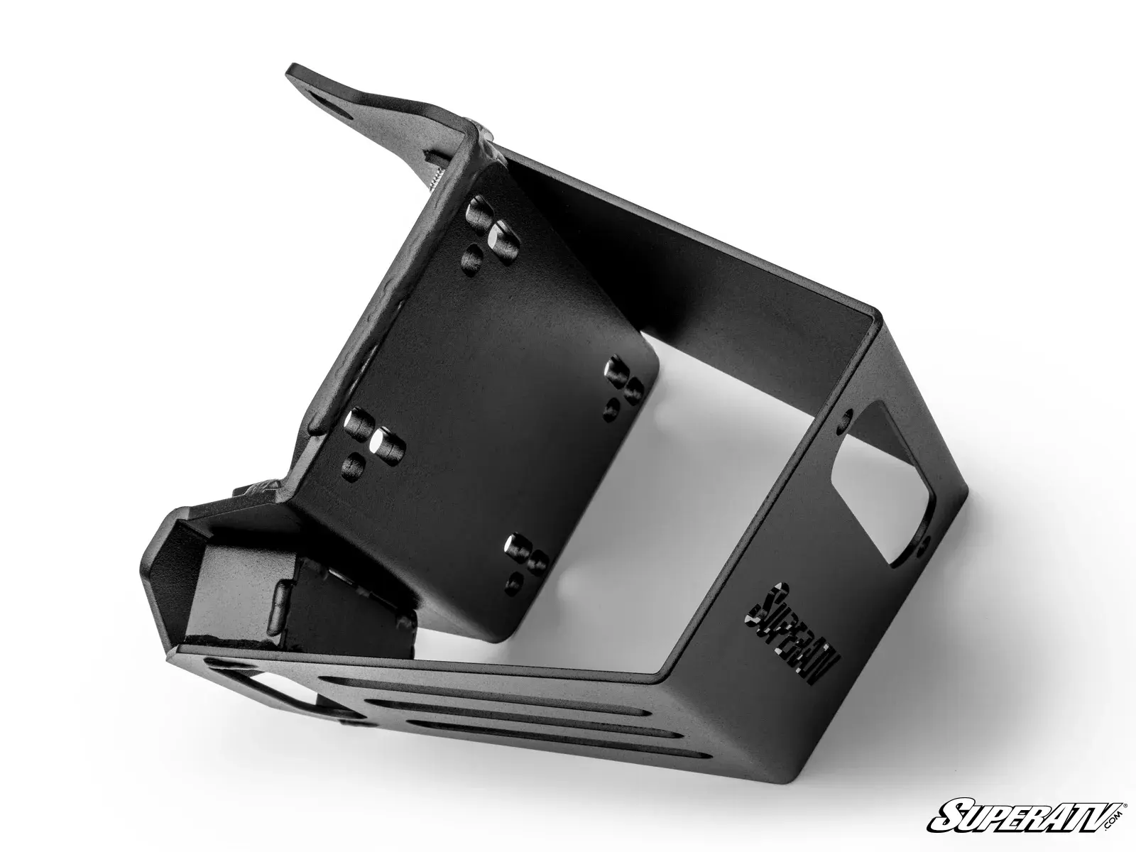 SuperATV SATV - Polaris RZR XP Turbo S Winch Mount '19+ (No Bumper)