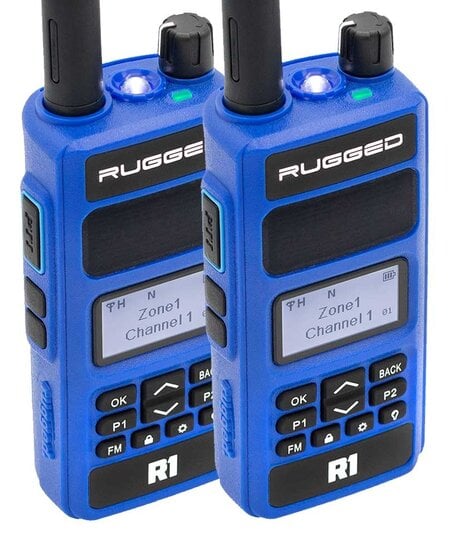 RUGGED RADIO - R1 - Business Band Two Way Handheld Radio - Digital and Analog