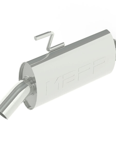 MBRP - SINGLE SLIP-ON SPORT MUFFLER - CHROME