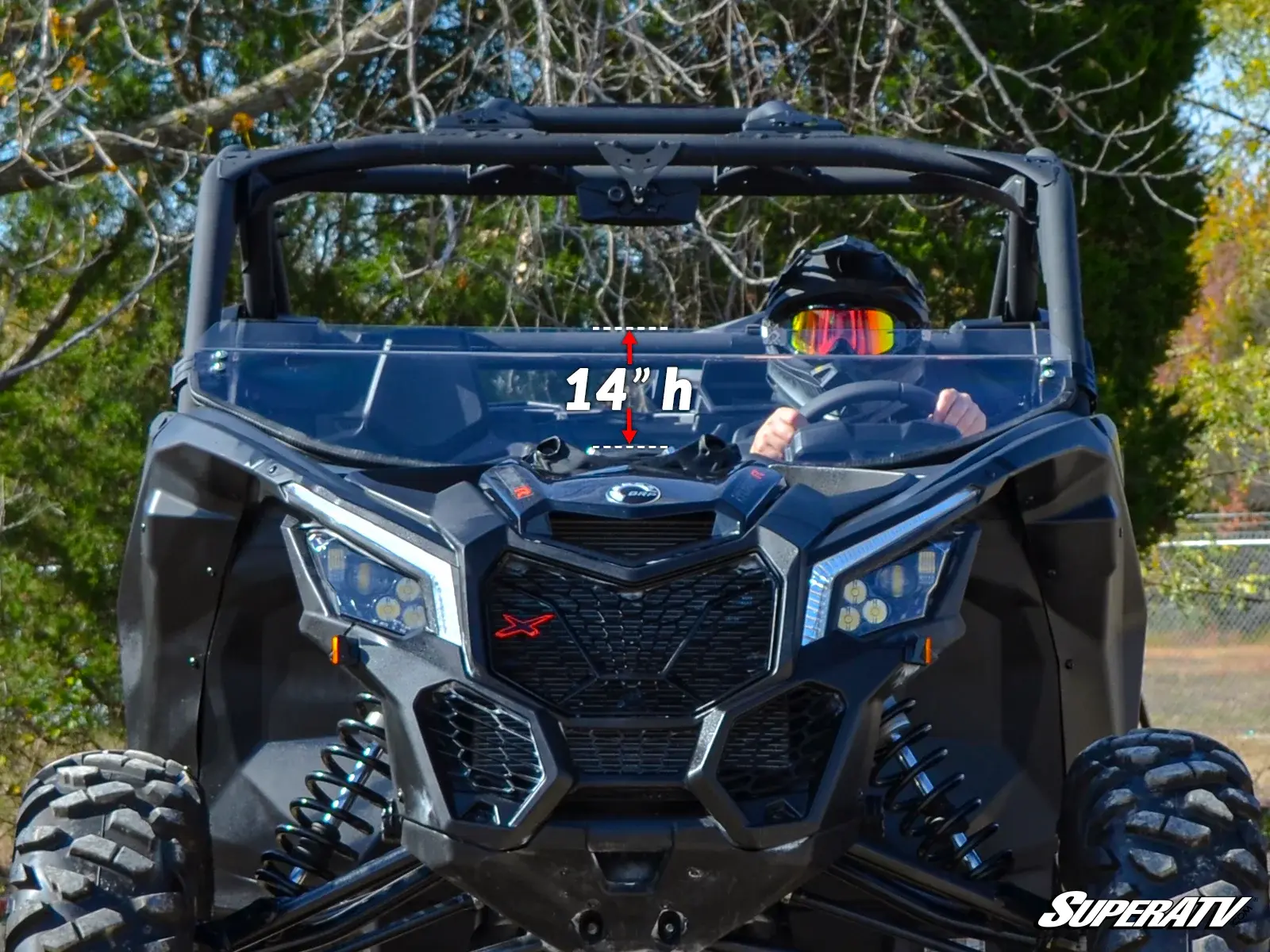 SuperATV SATV - Can-Am Maverick X3 Half Windshield