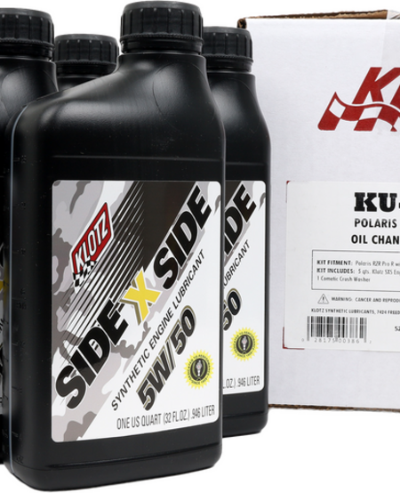 KLOTZ - POLARIS SXS 6QT SYNTHETIC OIL CHANGE KIT