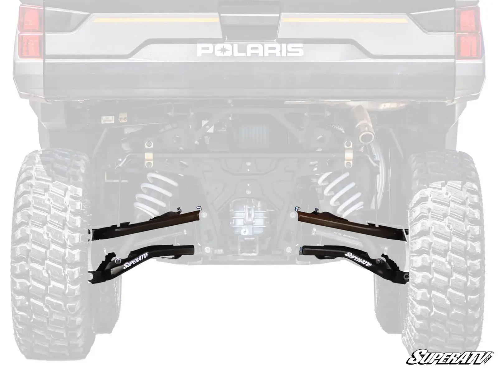 SuperATV SATV - Polaris Ranger XP 1000 High-Clearance Rear Offset A-Arms