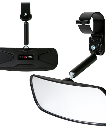 SEIZMIK - Automotive Style Rearview Mirror – 2″ and 1.875″ (w/shim)