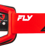 FLY FLY - RACING YOUTH FOCUS GOGGLE RED/WHITE W/ CLEAR LENS