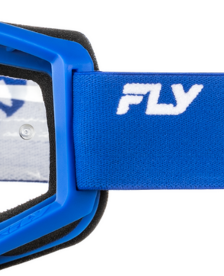 FLY - RACING FOCUS GOGGLE BLUE/WHITE W/ CLEAR LENS