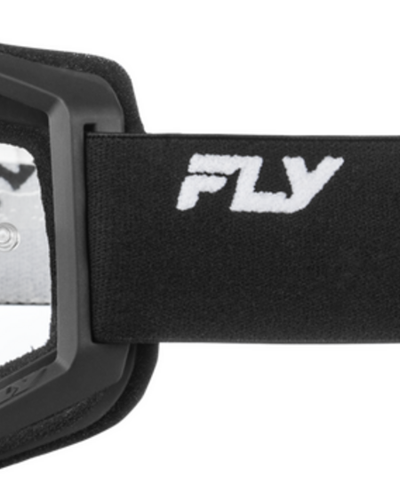 FLY - RACING FOCUS GOGGLE BLACK/WHITE W/ CLEAR LENS