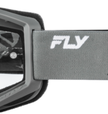 FLY FLY - RACING FOCUS GOGGLE GREY/BLACK W/ CLEAR LENS