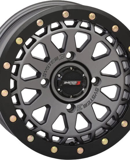 System 3 - SB6 15X7 4/156 4+3 (+10mm) Gun Metal Grey