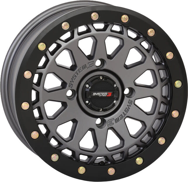 System 3 System 3 - SB6 15X7 4/156 4+3 (+10mm) Gun Metal Grey