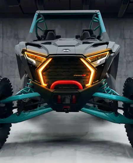 WD ELECTRONICS - 2025+ Polaris RZR Pro R, Pro S, Pro XP - Combo Fangs + Sequential LEDs