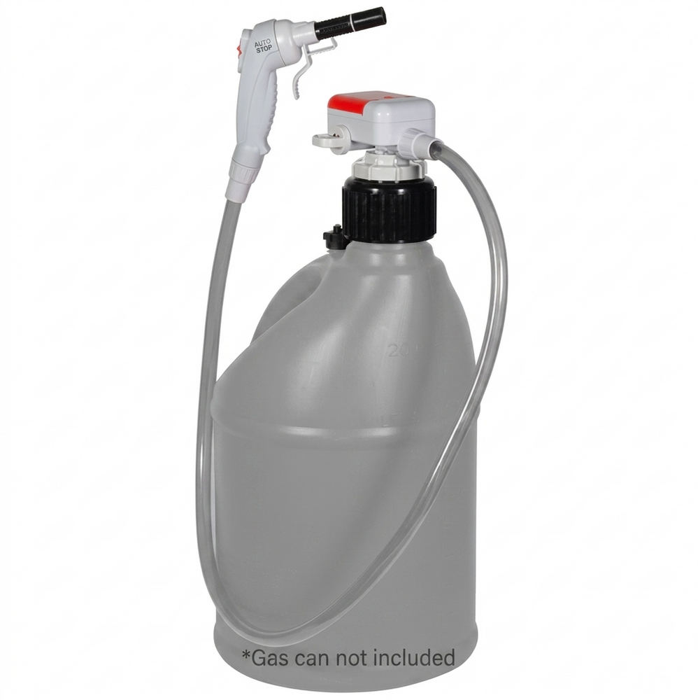 TERA PUMP - BATTERY POWERED FUEL PUMP W/ POW NOZZLE & ADAPTER TRFA03-XL