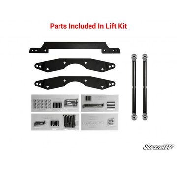 SuperATV - POLARIS RZR LIFT KIT - 1.5 INCH to 3 INCH ADJUSTABLE