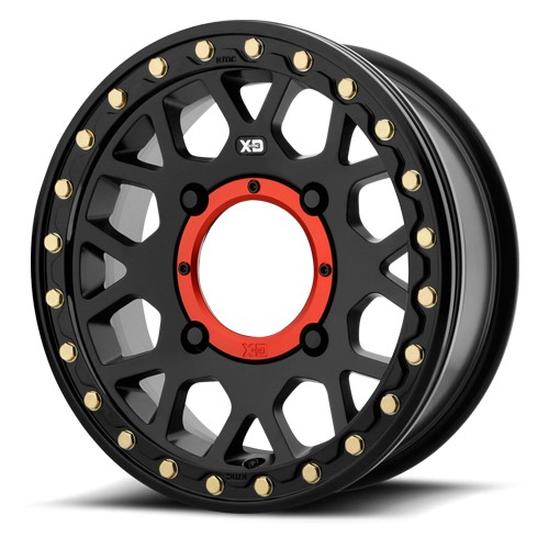 KMC KMC-XS235 Granade Beadlock Satin Black  14x7 156 +10mm