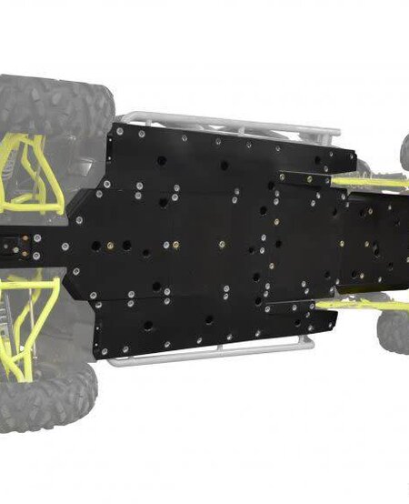 - Polaris RZR 4 1000/ 4 Turbo Full Skid Plate