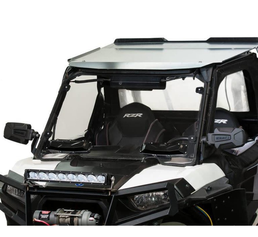 Seizmik Full Vented Windshield for Polaris RZR Hard Poly W