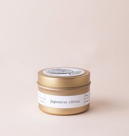 Brooklyn Candle Studio Japanese Citrus Gold Travel Candle