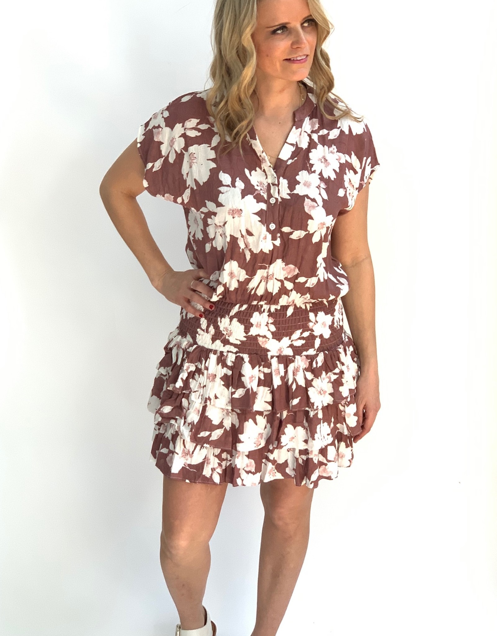 floral dress button up