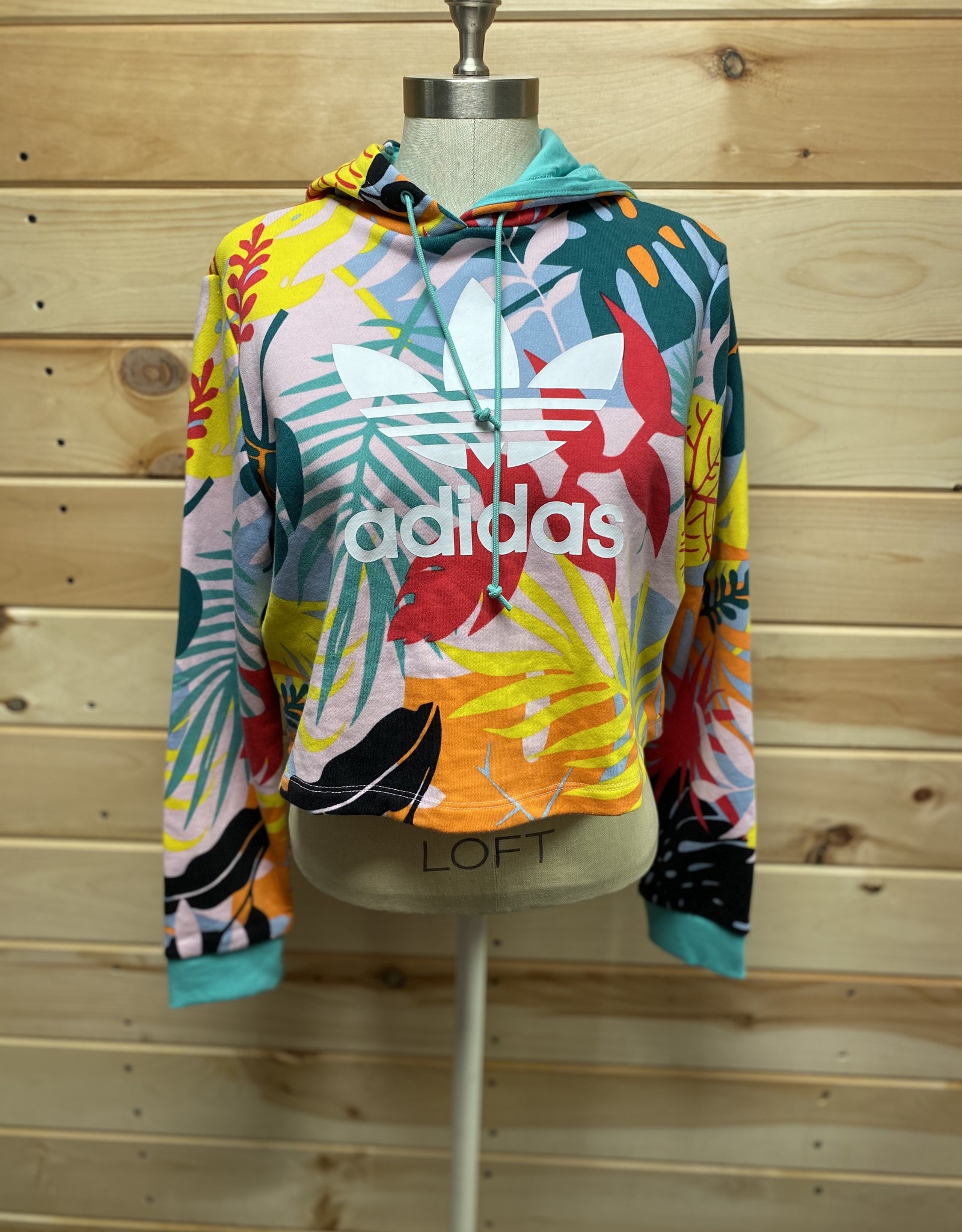 tropicalage cropped hoodie