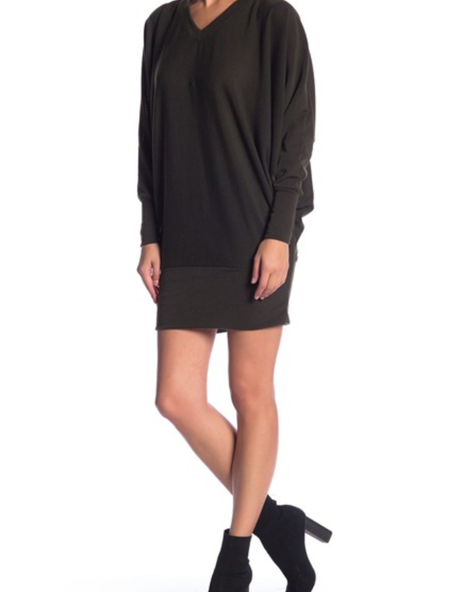 dolman sleeve sweater dress