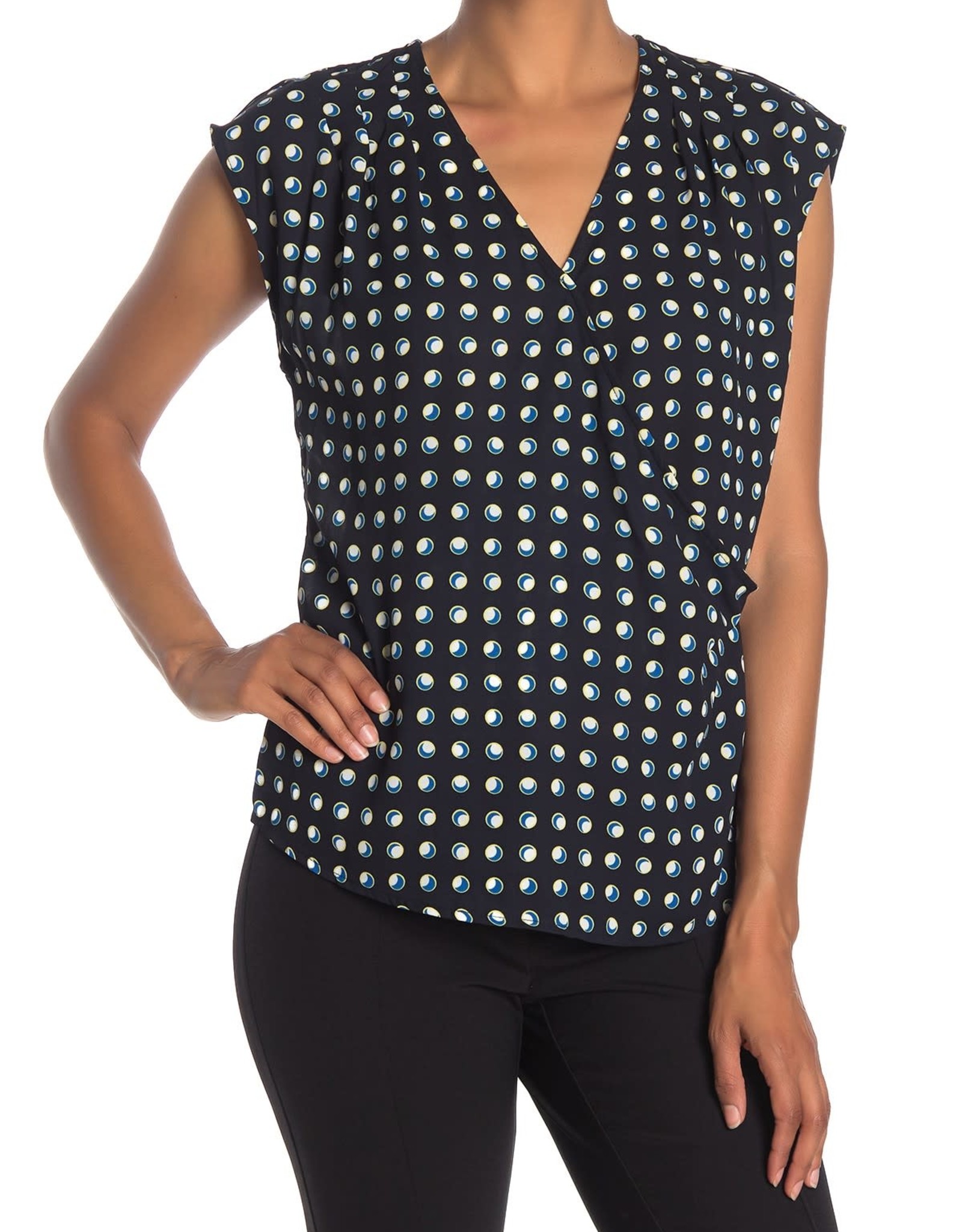 pleione wrap blouse