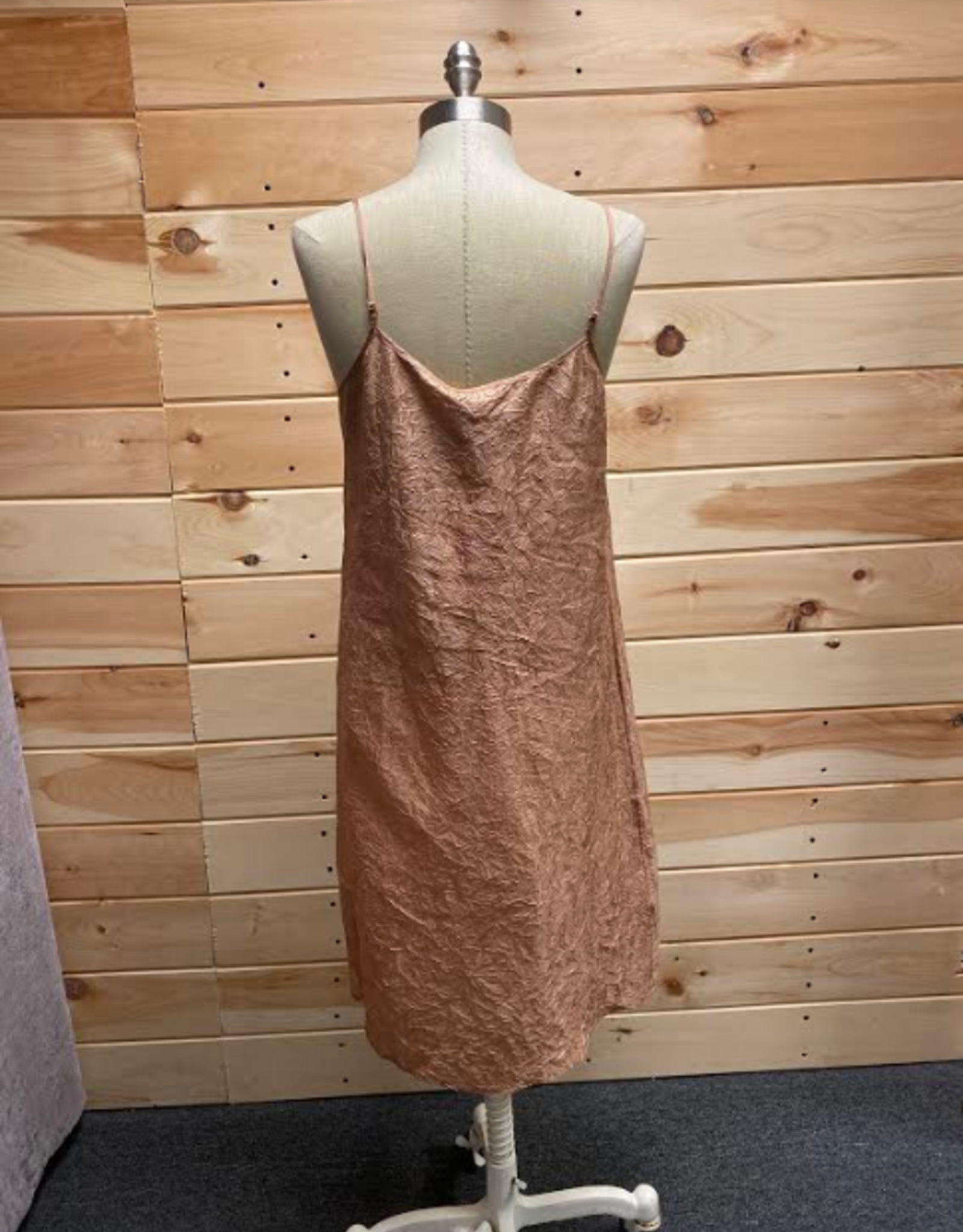 eileen fisher silk slip dress