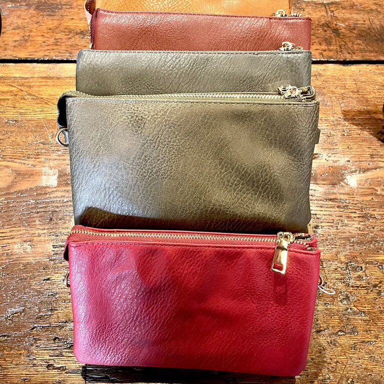 Blue Suede Convertible Bag
