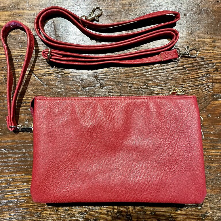 Blue Suede Convertible Bag