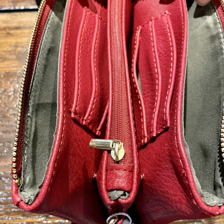 Blue Suede Convertible Bag