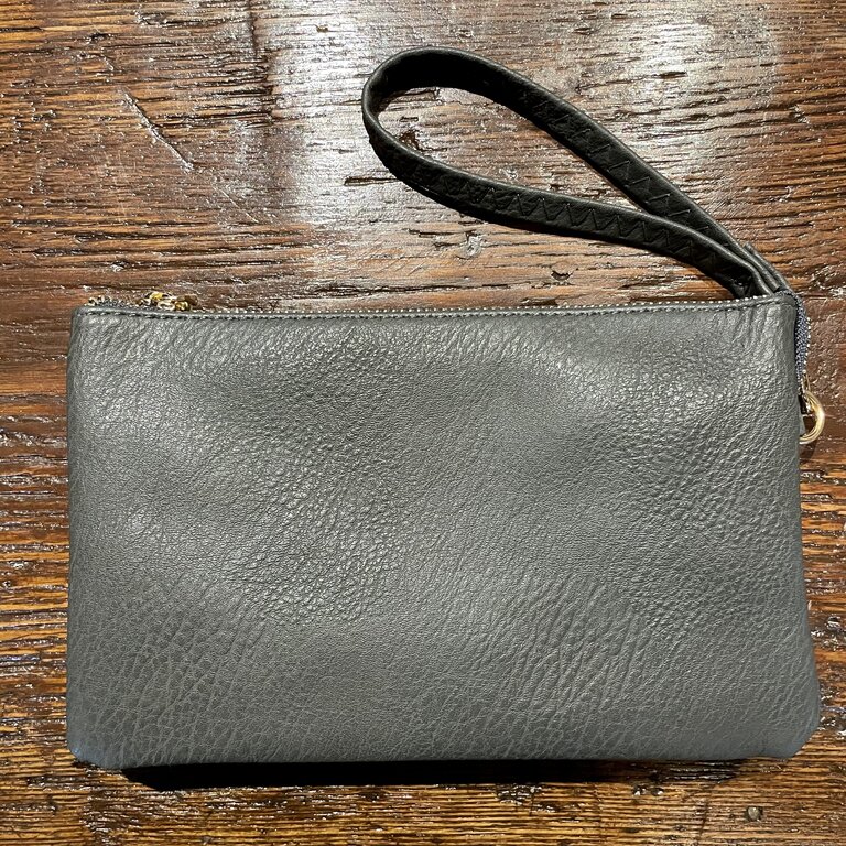 Blue Suede Convertible Bag