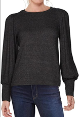 Velvet Cozy Charcoal Lightweight Sweater