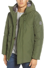 Save The Duck Hooded Water Resistant Parka with Faux Fur Lining