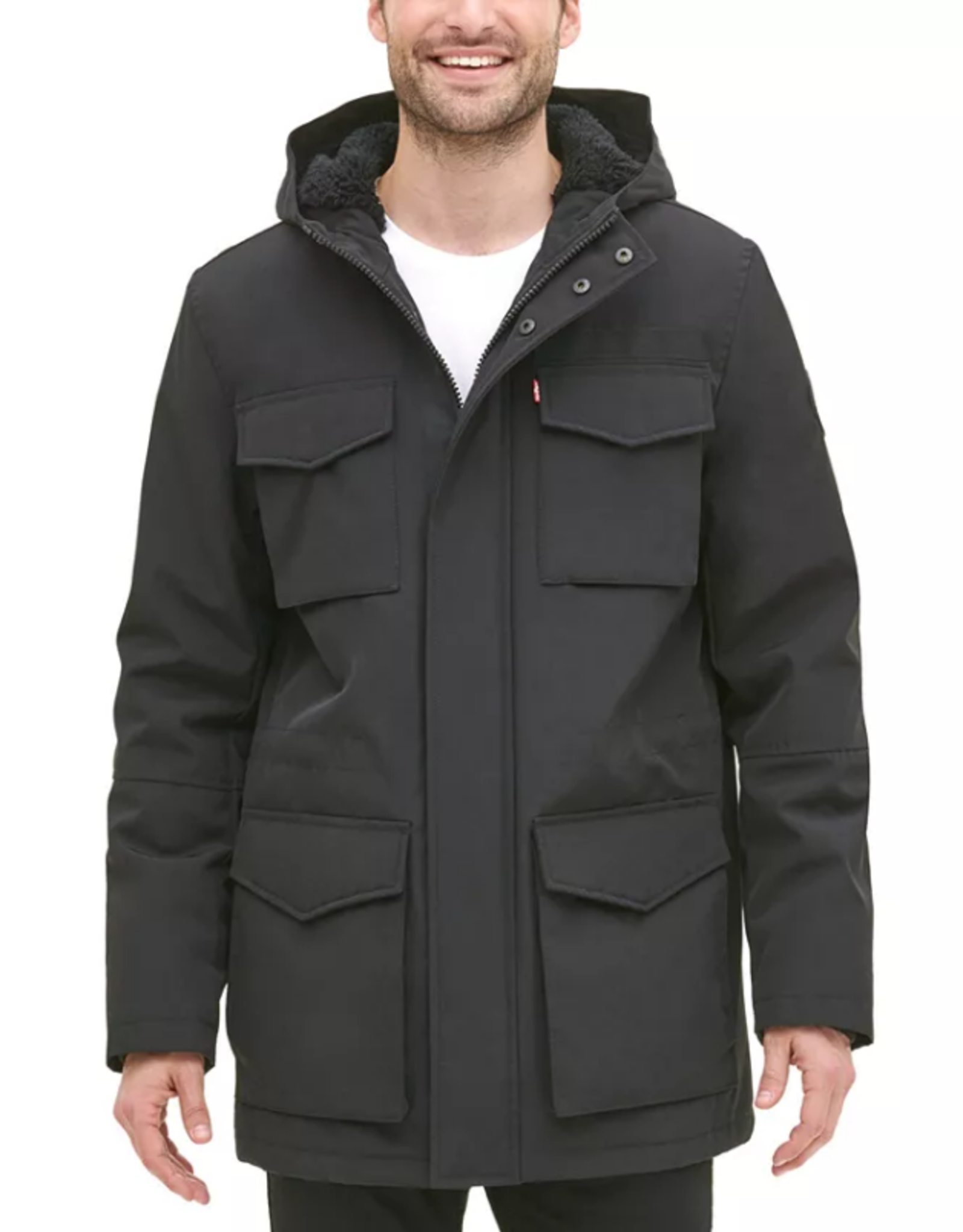 LEVI STRAUSS Men's Four-Pocket Jacket with Fleece Lining