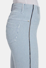 Lysse Lyssé Kelly Crop Legging in Striped Bleach Blue