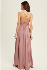 Wishlist Ruched Front Maxi Dress