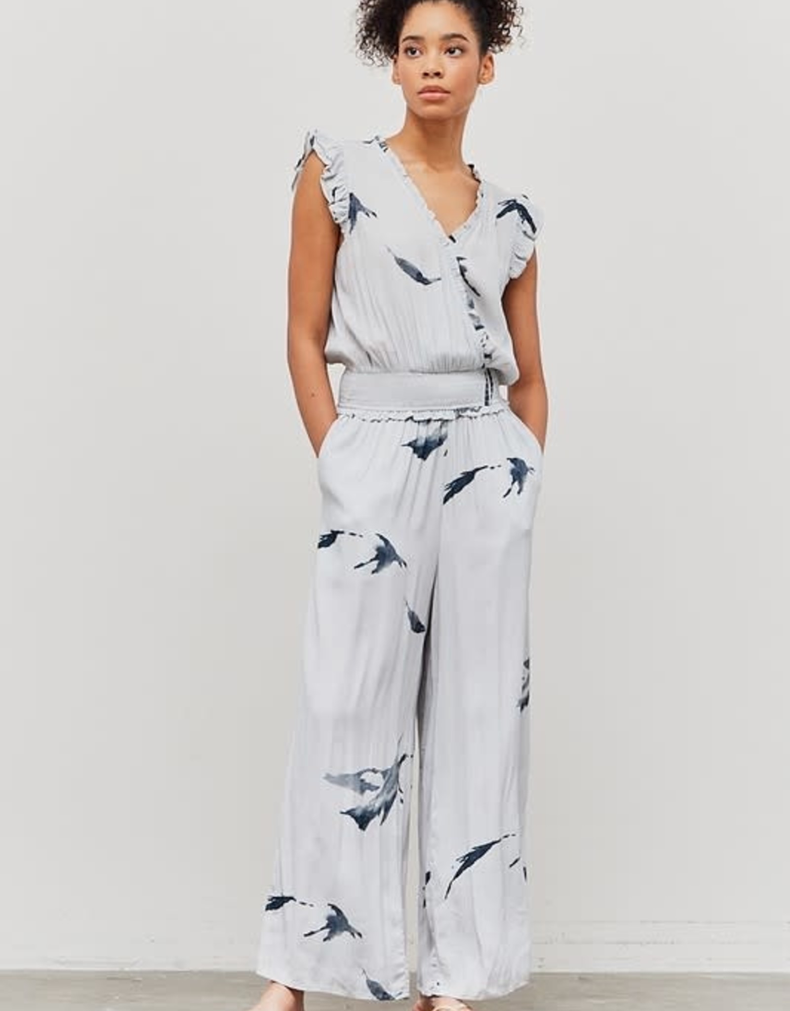 Grade and Gather Wisp Print Jumpsuit