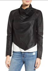 Lamarque Madison Asymmetrical Leather Jacket