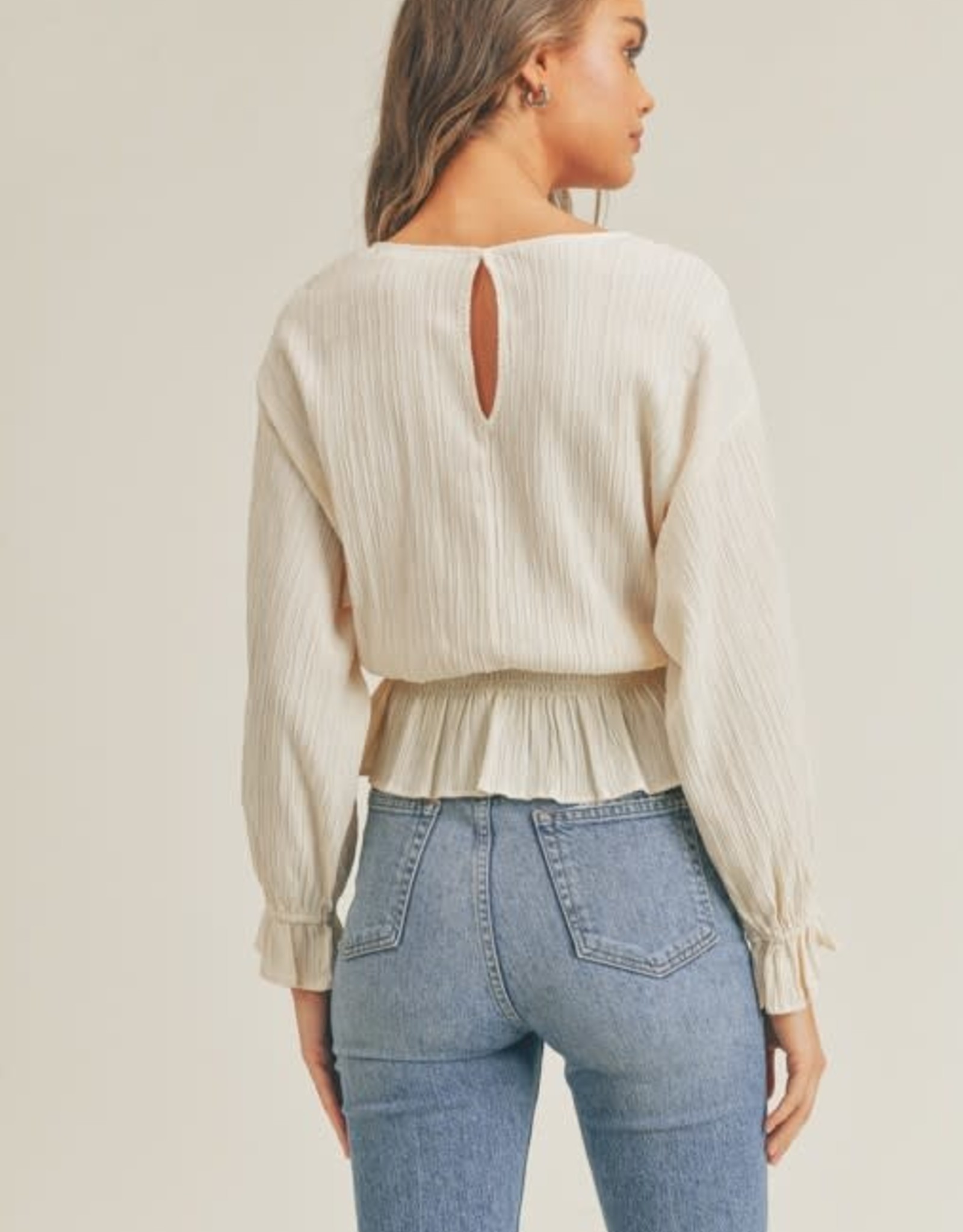 Lush Cinched Waist Top