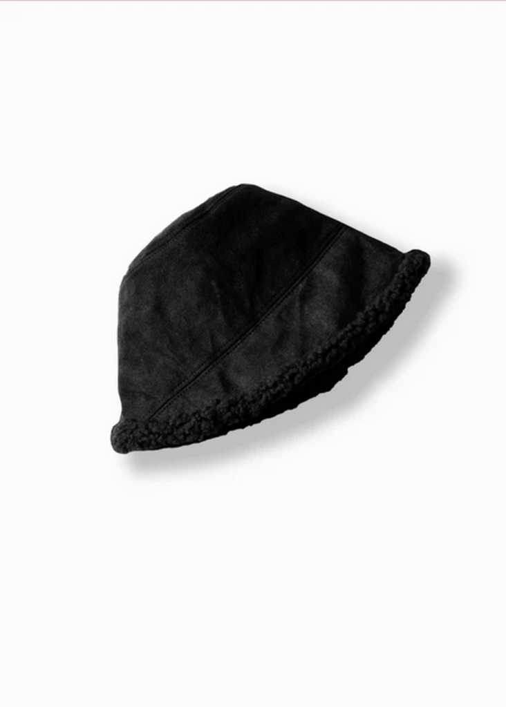 Look By M Suede Fisherman's Reversible Hat