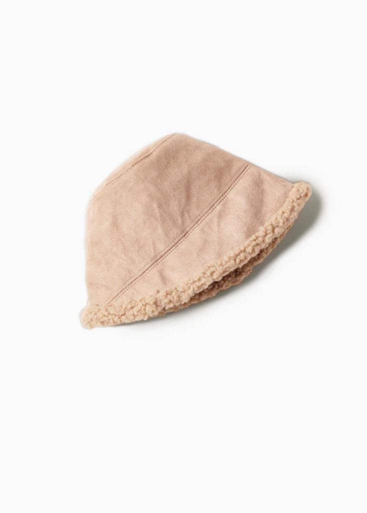 Look By M Suede Fisherman's Reversible Hat