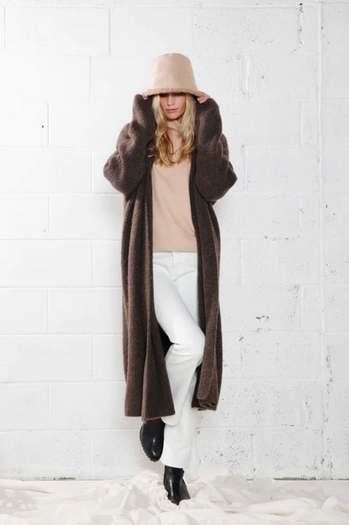 Look By M Suede Fisherman's Reversible Hat