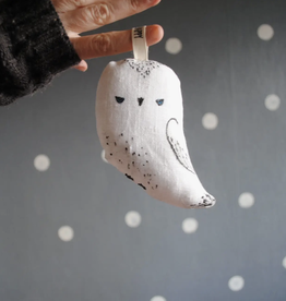 JM Handmade Snowy Owl Ornament