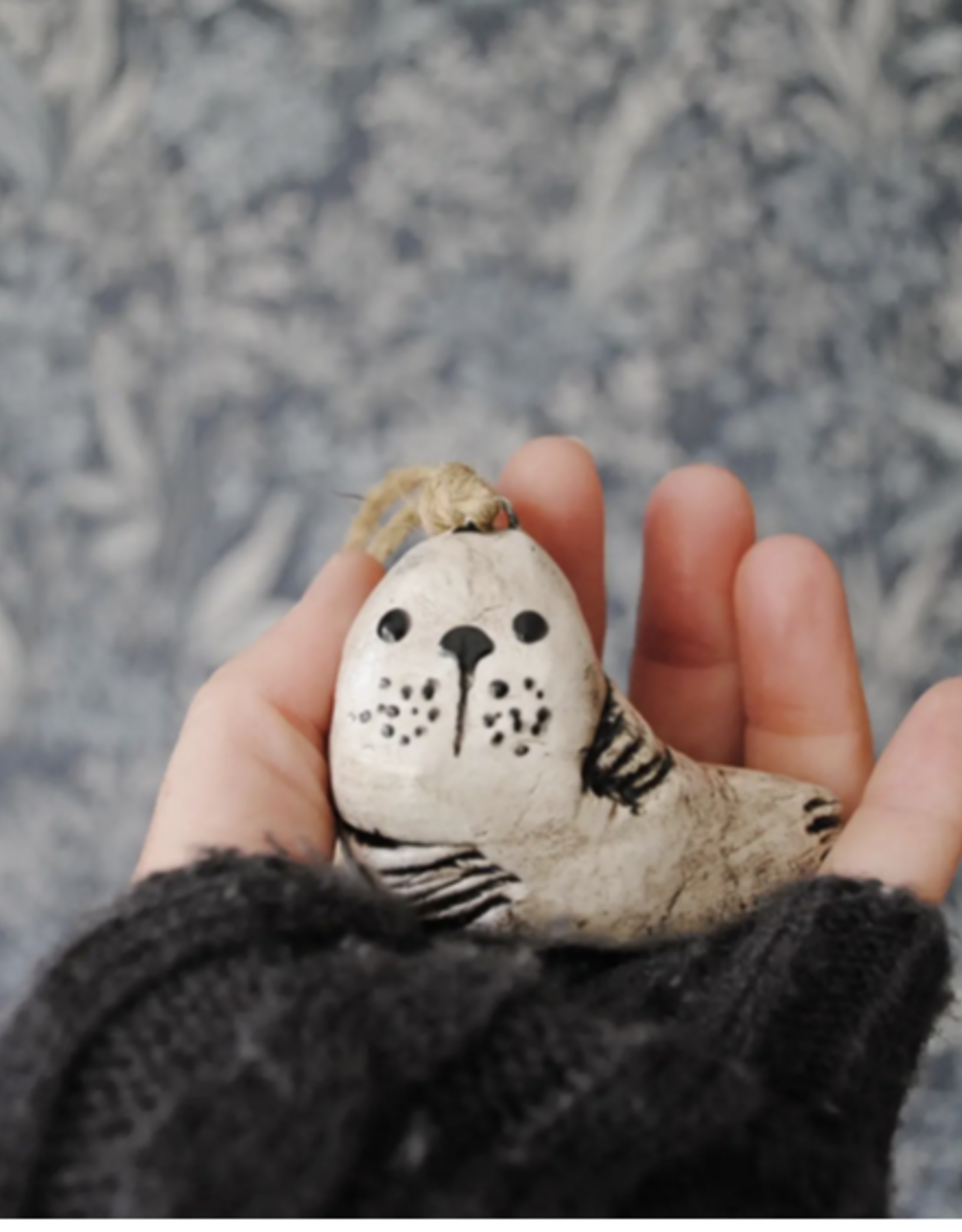 JM Handmade Seal Figurine Ornament